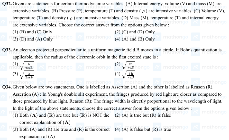 snapshot of JEE previous years questions physics
